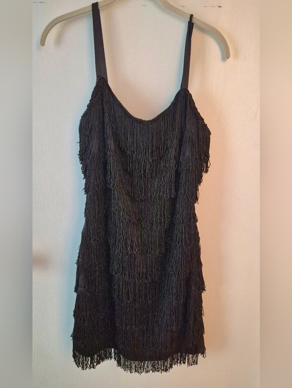 Vintage Black Flapper Dress With Accesories